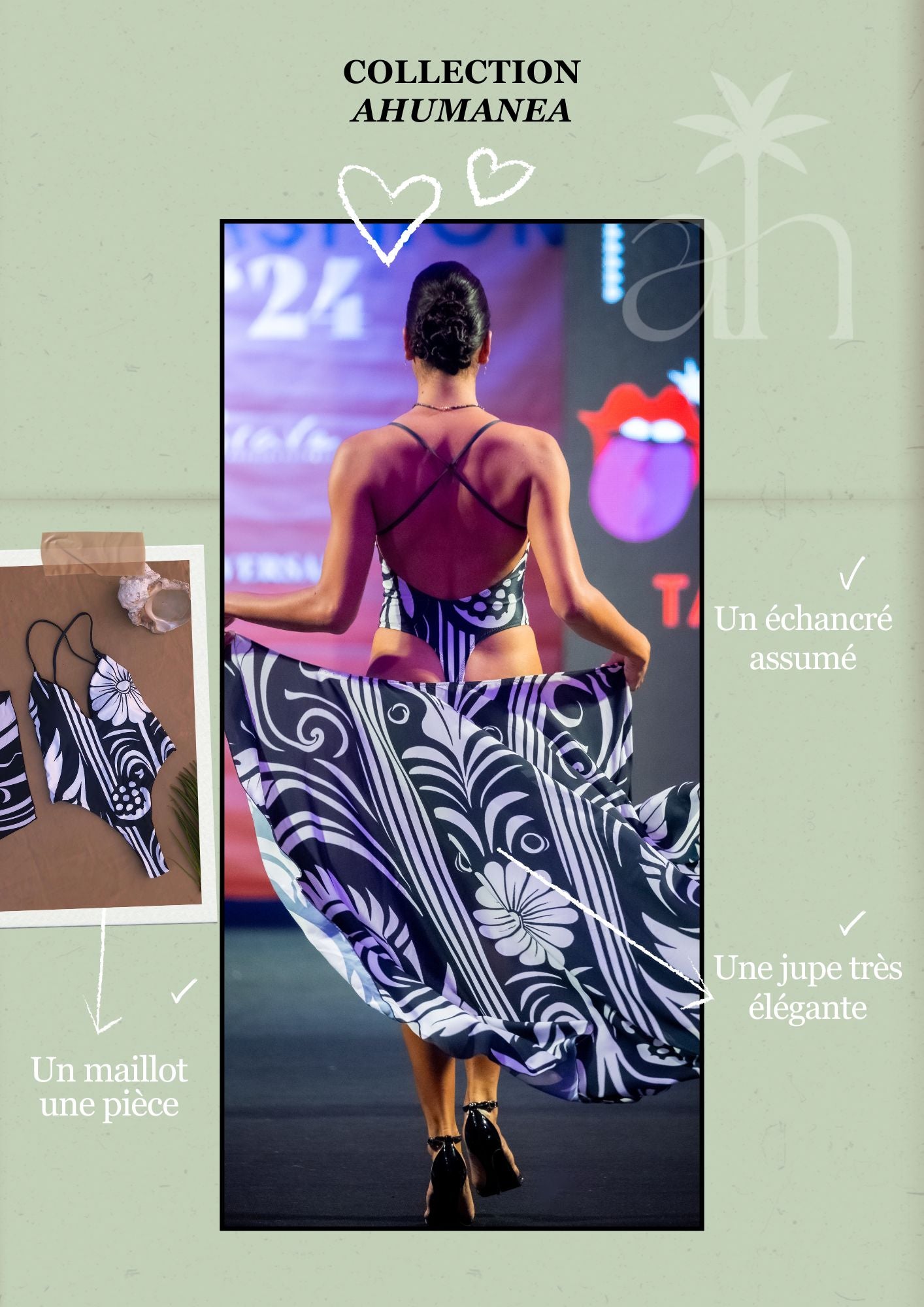 Ensemble robe (maillot / jupe longue) de la collection "Ahumanea"  129.89 €