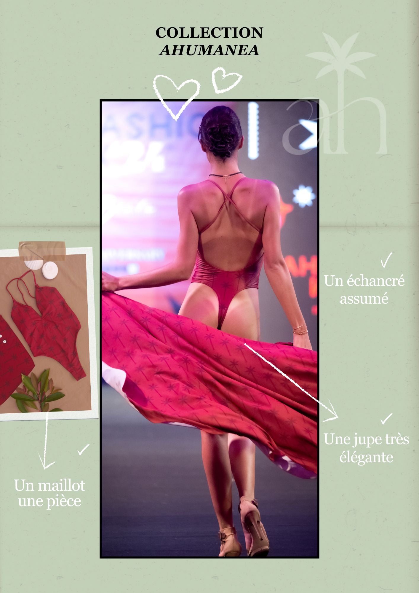 Ensemble robe (maillot / jupe longue) de la collection "Ahumanea"  129.89 €