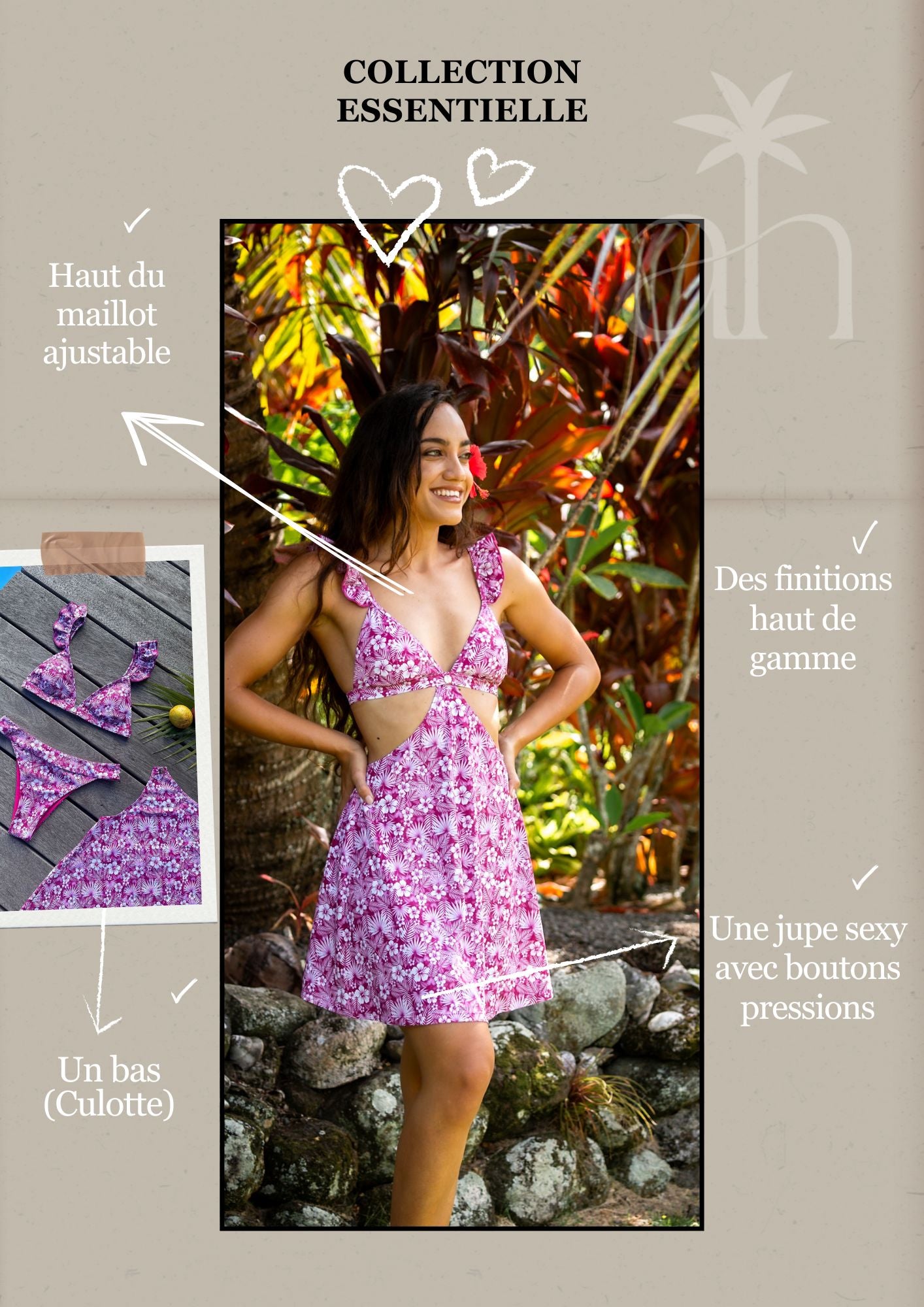 Les hauts de la collection  "Essentielle" (41.65 €)