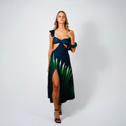 "AhuMiti" haut bandeau bretelle amovible bas culotte taille haute et jupe longue  / 121.51 €